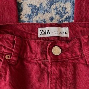 Zara 90s High Waisted Straight Leg Jeans